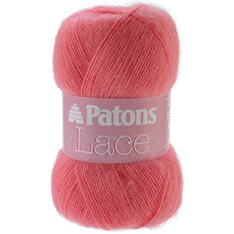 Patons Lace Yarn Calypso Coral 498 Yards 3 OZ