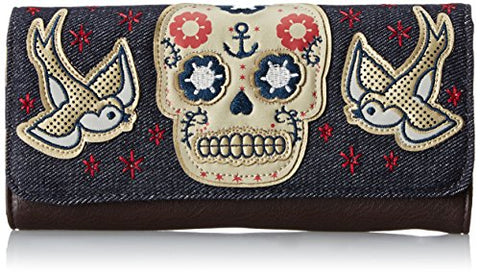 Sugar Skull and Sparrows Wallet