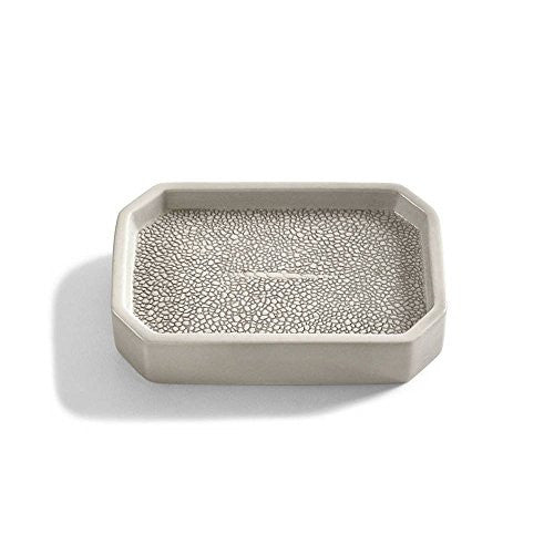 Shagreen: Soap Dish, (Grey)