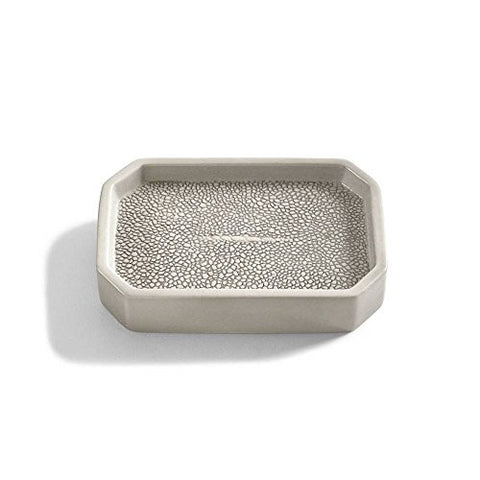 Shagreen: Soap Dish, (Grey)