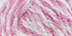 Bernat Baby Blanket Yarn Pink Twists 72 Yards 3.5 OZ