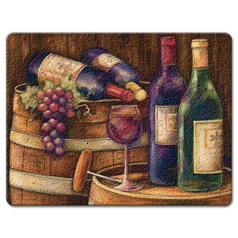Wine Cellar Large Glass Cutting Board, 15" x 11.5" x .25"