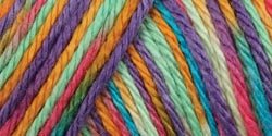 Caron Simply Soft Yarn - Paints Rainbow Bright 204 Yards 4 OZ