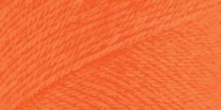 Caron Simply Soft Yarn - Solid Neon Orange 315 Yards 6 OZ