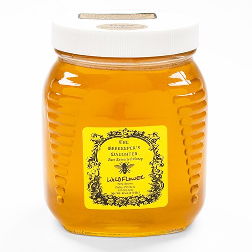 Raw Wildflower Honey by the Beekeeper's Daughter - 2.5 lb Jar