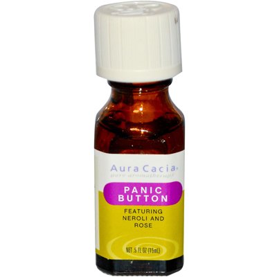 Aura Cacia Essential Solutions Oil, Panic Button, 0.5 oz