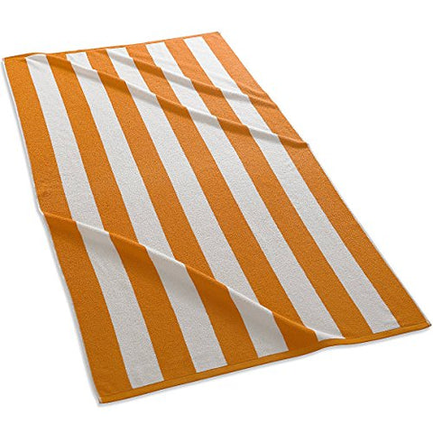 Cabana Stripe Beach Towel: 40" x  70" - Royal Blue