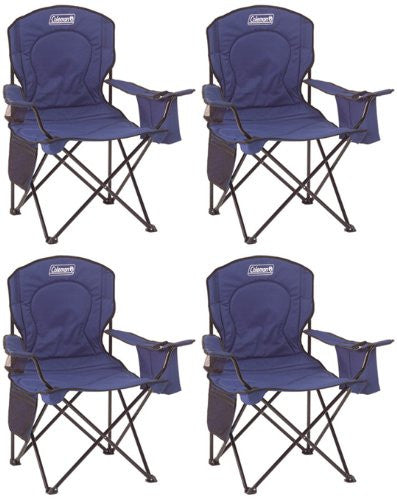 OVERSIZE QUAD CHAIR WITH COOLER - BLUE