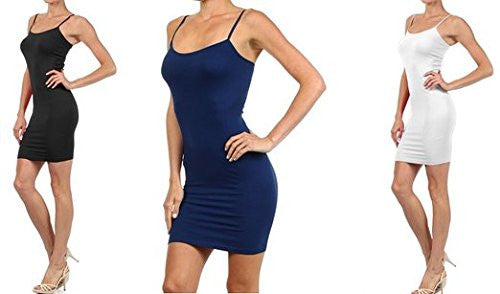 Yelete Lola's Seamless Dress - Navy, Black & White, Pack of 3