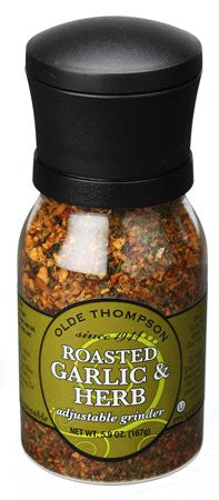 Disposable Grinders, Roasted Garlic and Herb Seasoning, 5.9 oz