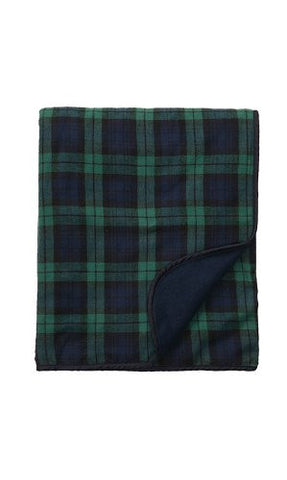 Premium Flannel Blanket - Blackwatch/Navy, 60" x 50"