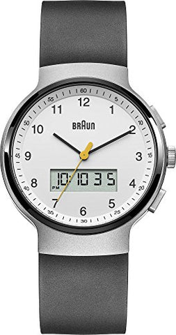 Braun Men's Analog Digital Analog-Digital Display Japanese Quartz Black Watch