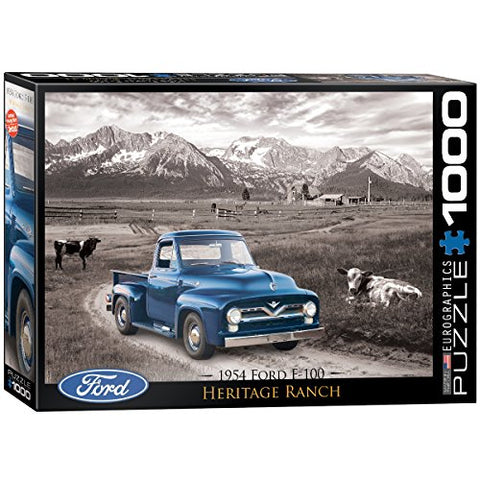 1954 Ford F-100 Heritage Ranch 1000 pc 10x14 inches Box, Puzzle