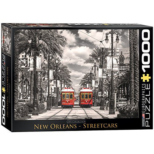 New Orleans - Streetcars 1000 pc 10x14 inches Box, Puzzle