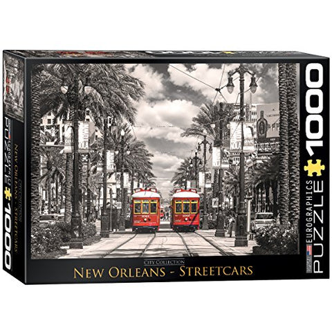 New Orleans - Streetcars 1000 pc 10x14 inches Box, Puzzle