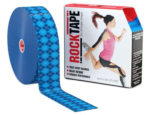 Bulk Tape - 2" x 105' - Blue Argyle