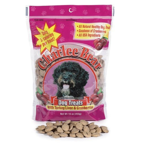 Dog Treat Turkey Liver & Cranberries 16 oz Pouch