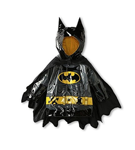 Batman Rain Coat - Black, Size 2T