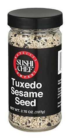 Tuxedo Sesame Seed (White & Black) 3.75 oz bottle