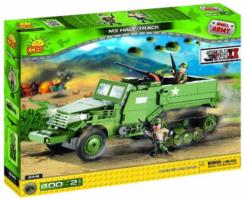 400 PCS SMALL ARMY /2441/ M3 HALF TRACK