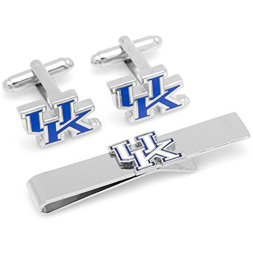 University of Kentucky Cufflinks and Tie Bar Gift Set