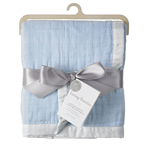 Muslin Texture Blanket - Blue