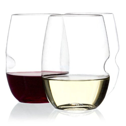 12oz wine/cocktail glass 4-pack totes
