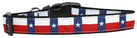 Texas Flag Nylon Collar, Large