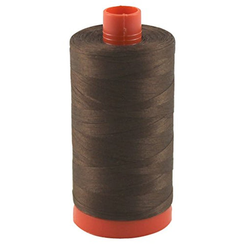 Aurifil- 50wt Cotton 1,422yd, Chocolate