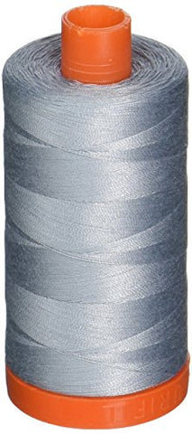 Aurifil- 50wt Cotton 1,422yd, Artic Sky