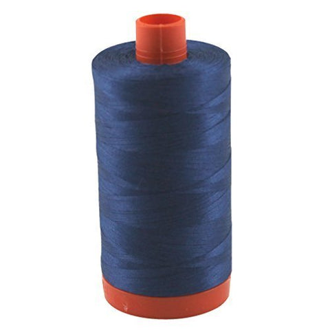 Aurifil- 50wt Cotton 1,422yd, Medium Delft Blue