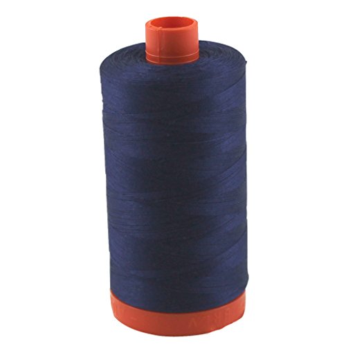 Aurifil- 50wt Cotton 1,422yd, Dark Navy