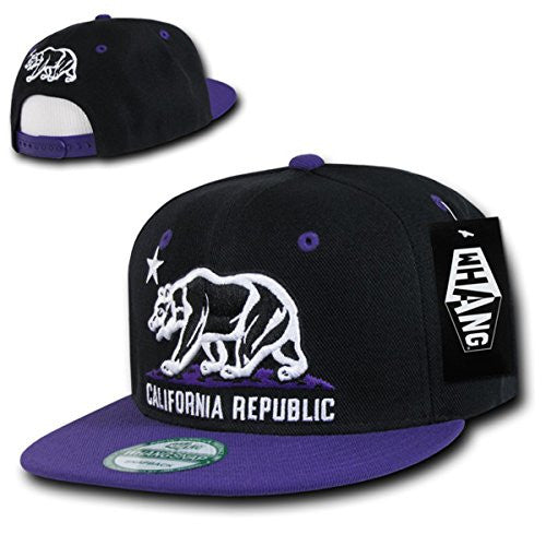 WHANG Snapbacks (Black/Purple)
