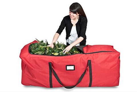 TreeKeeper Santa's Bags Premium Christmas Extra Large Rolling Tree Storage Duffel
