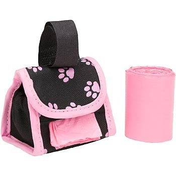 Designer Bags - Pink Paw - Pink/Citrus - 2 Rolls
