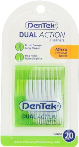 Dentek - Dual Action Brush, 20 ct