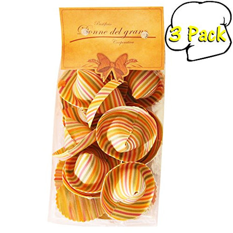 Italian Donne Del Grano Pastas Organic Mexican Hats (Sombreroni) Colored Pasta - 8.8oz (250gm)