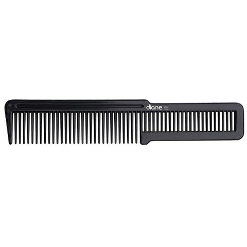 Diane Flat Top Comb, Black, 2 Count