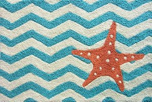Chevron Starfish 21" x 33"