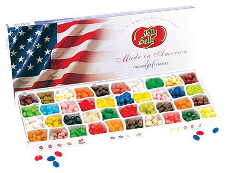 Jelly Belly Bean 40 Flavor Gift Box Flag Sleeve 17 Oz (Individual)