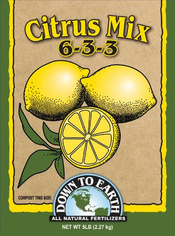 All Natural Fertilizer Citrus Mix 6-3-3 - 5lb