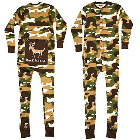 Lazy One Camo Deer - 179, Adult Flapjacks Boy, M