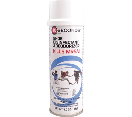 10 Seconds Shoe Disinfectant & Deodorizer, 5 Ounces