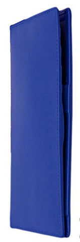 Checkbook With Pen Holder, Cobalt Blue