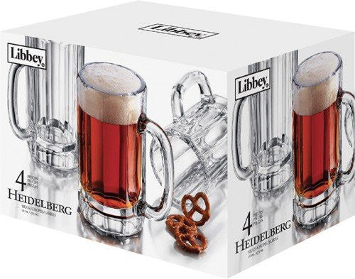 Libbey S/4 Heidelberg Paneled Mug-16 Oz