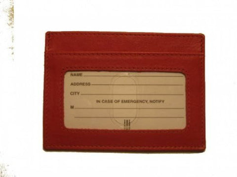 ID and Credit Card Holder, Red