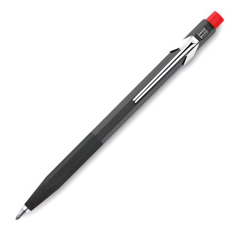 Caran d'Ache 3.289 Fixpencil, 3 mm Pencil, Red Cap, Rough Grip