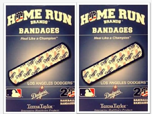 Bandages 20ct Box Home Run Brands - LA Dodgers