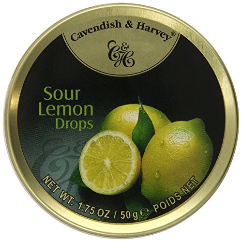 Lemon Fruit Drops in Tin, 1.75 oz