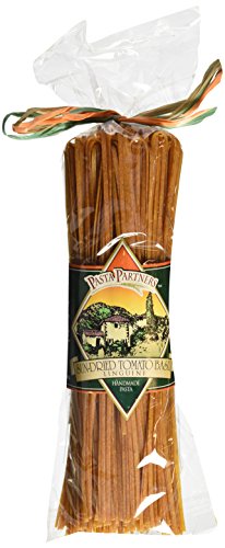 Pasta Partners Sun dried Tomato Basil Linguini Handmade Flavored Pasta (12oz)